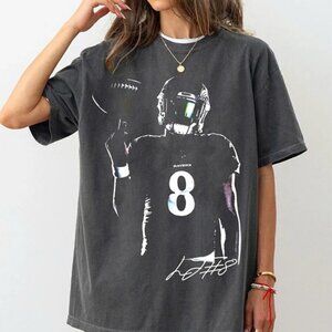 Lamar jackson Vintage Baltimore Football Shirt | Retro Graphic Tee | Fan Gift